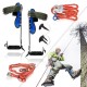 Tree Climbing Spike Set Safety Belt W/Gear Adjustable Lanyard Stainless Steel Climbing Tool