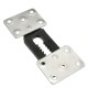 U-Type Metal Iron Sheets Plastic Buckle Sofa Couch Sectional Furniture Connector