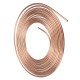 Universal 25Ft Copper Nickel Brake Line Tubing Kit 3/16'' OD with 15Pcs Nuts