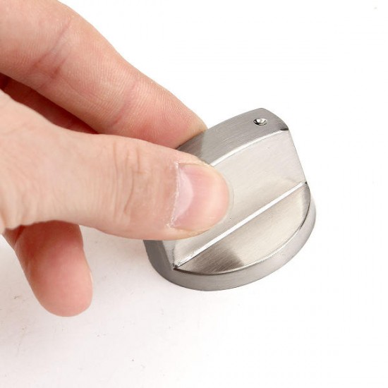 Universal Silver Gas Stove Knobs Cooker Oven Hob Control Switch Universal Silver Gas Stove Knobs Cooker Oven Hob Control Switch
