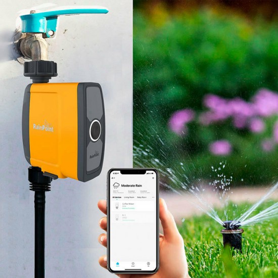 WIFI Connection Automatic Smart Irrigation System Watering Timer Soil Moisture Sensor Garden Irrigation Controller WIFI Connection Automatic Smart Irrigation System Watering Timer Soil Moisture Sensor Garden Irrigation Controller