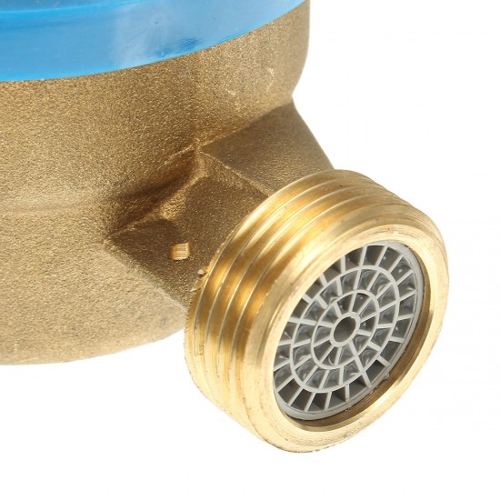 Water Meter Flow Cold Hot Water House Garden Various Water Hose Pipe Connectors 1.5m3/h