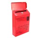 Waterproof Outdoor Metal Post Box Letter Mailbox Wall Mounted Lockable 2 Keys Mail Box