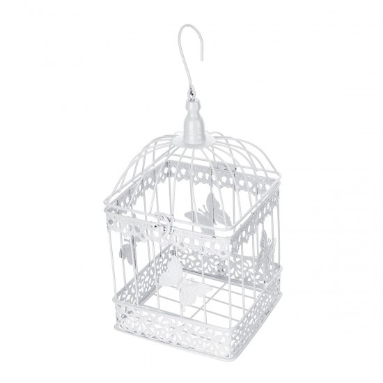 Wishing Well Bird Cage Wedding White Birdcage Cards Box Decor Supplies