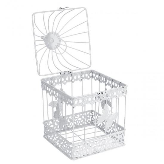 Wishing Well Bird Cage Wedding White Birdcage Cards Box Decor Supplies Wishing Well Bird Cage Wedding White Birdcage Cards Box Decor Supplies
