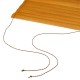 Wood Sofa Arm Rest Tray Flexible Couch Placemat Bamboo Foldable Snack Holder Table Pad
