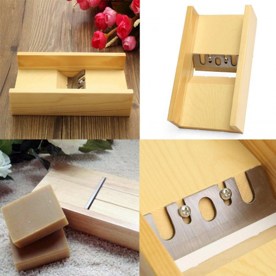 Wooden Beveler Planer Sharp Blade Handmade Soap Loaf Mold Cutter for DIY Craft Making Tool