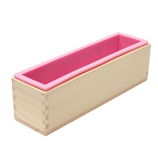 Wooden Handmade Loaf Soap Cake Mould Silicone Making Slicer Cutter Wooden Handmade Loaf Soap Cake Mould Silicone Making Slicer Cutter