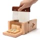 Wooden Handmade Loaf Soap Cake Mould Silicone Making Slicer Cutter Wooden Handmade Loaf Soap Cake Mould Silicone Making Slicer Cutter