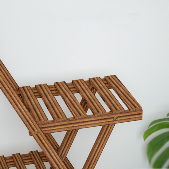 Wooden Succulent Flower Pot Shelf Rack Multi-Layer Solid Wood Floor Indoor Living Wooden Succulent Flower Pot Shelf Rack Multi-Layer Solid Wood Floor Indoor Living