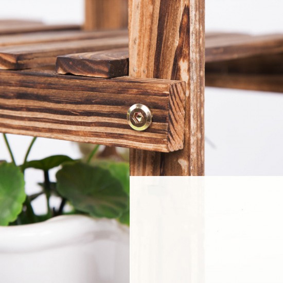 Wooden Succulent Flower Pot Shelf Rack Multi-Layer Solid Wood Floor Indoor Living Wooden Succulent Flower Pot Shelf Rack Multi-Layer Solid Wood Floor Indoor Living