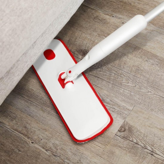 2 In 1 Flat Spray Floor Mop 360° Universal Rotating Home Cleaning Tools Microfiber Cloth from