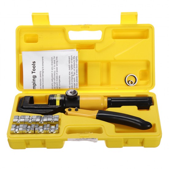 YQK-70 4-70mm2 Pressure 8T Hydraulic Crimping Tool Cable Lug Crimper Plier Hydraulic Compression Tool