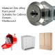 Zinc Alloy Cam Lock Filing Cabinet Mail Box Drawer Cupboard Locker with Two Keys 16mm/ 20mm