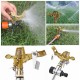 Zinc Alloy Lawn Garden Sprinkler 360° Water Spray Hose Irrigation System Tools