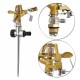 Zinc Alloy Lawn Garden Sprinkler 360° Water Spray Hose Irrigation System Tools