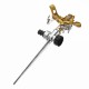 Zinc Alloy Lawn Garden Sprinkler 360° Water Spray Hose Irrigation System Tools