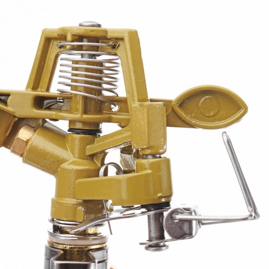 Zinc Alloy Lawn Garden Sprinkler 360° Water Spray Hose Irrigation System Tools Zinc Alloy Lawn Garden Sprinkler 360° Water Spray Hose Irrigation System Tools