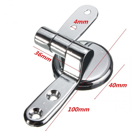 Zinc Alloy Universal Toilet Seat Fitting Replacement Repair Chrome Hinge Kit