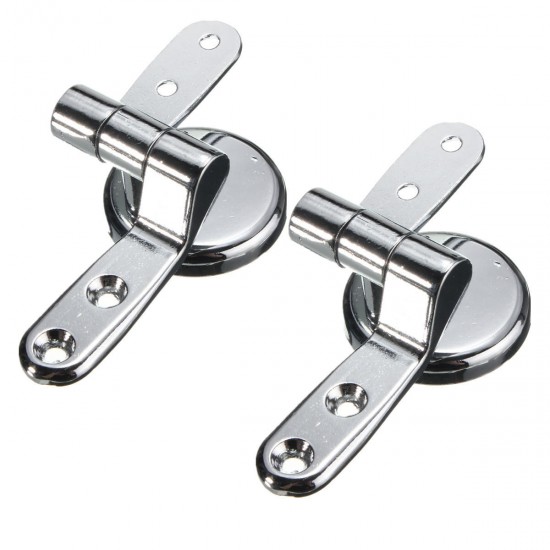 Zinc Alloy Universal Toilet Seat Fitting Replacement Repair Chrome Hinge Kit Zinc Alloy Universal Toilet Seat Fitting Replacement Repair Chrome Hinge Kit