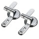 Zinc Alloy Universal Toilet Seat Fitting Replacement Repair Chrome Hinge Kit