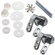 Zinc Alloy Universal Toilet Seat Fitting Replacement Repair Chrome Hinge Kit Zinc Alloy Universal Toilet Seat Fitting Replacement Repair Chrome Hinge Kit