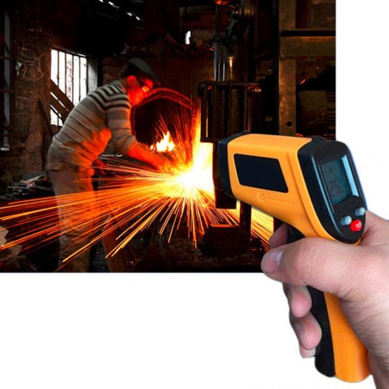 GM320 -50~380°C Infrared Thermometer LCD Display Digital Thermometer Temperature Tester Pyrometer IR Laser Thermometer