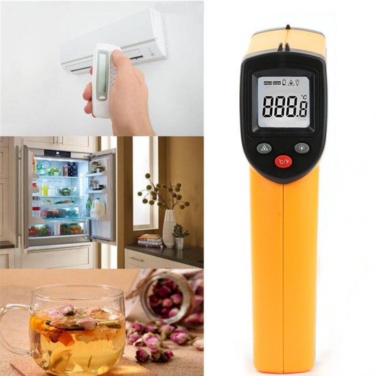 GM320 -50~380°C Infrared Thermometer LCD Display Digital Thermometer Temperature Tester Pyrometer IR Laser Thermometer GM320 -50~380°C Infrared Thermometer LCD Display Digital Thermometer Temperature Tester Pyrometer IR Laser Thermometer
