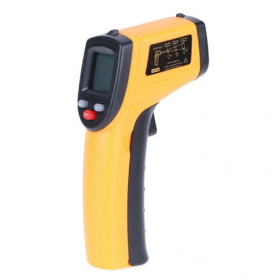 GM320 -50~380°C Infrared Thermometer LCD Display Digital Thermometer Temperature Tester Pyrometer IR Laser Thermometer GM320 -50~380°C Infrared Thermometer LCD Display Digital Thermometer Temperature Tester Pyrometer IR Laser Thermometer