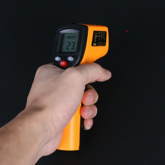 GM320 -50~380°C Infrared Thermometer LCD Display Digital Thermometer Temperature Tester Pyrometer IR Laser Thermometer