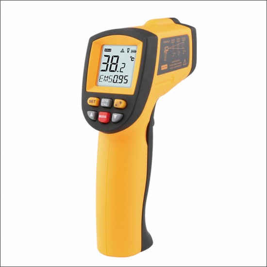 GM500 -50~500°C Infrared Thermometer Handheld Digital Laser Electronic Outdoor Non-Contact Hygrometer Humidity IR Laser Thermometer