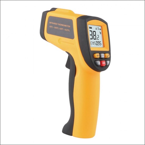 GM500 -50~500°C Infrared Thermometer Handheld Digital Laser Electronic Outdoor Non-Contact Hygrometer Humidity IR Laser Thermometer GM500 -50~500°C Infrared Thermometer Handheld Digital Laser Electronic Outdoor Non-Contact Hygrometer Humidity IR Laser Thermometer