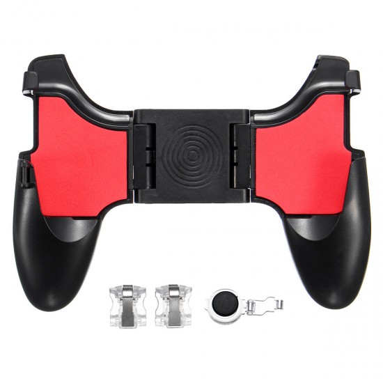 5-in-1 Snap-on Type Game Controller Mobile Gamepad Joystick Fire Button Shooter Controller for Phone