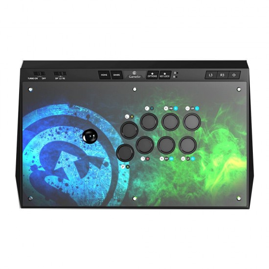 C2 Arcade Fightstick Joystick Game Controller for Xbox One PS 4 Windows PC and Android Device