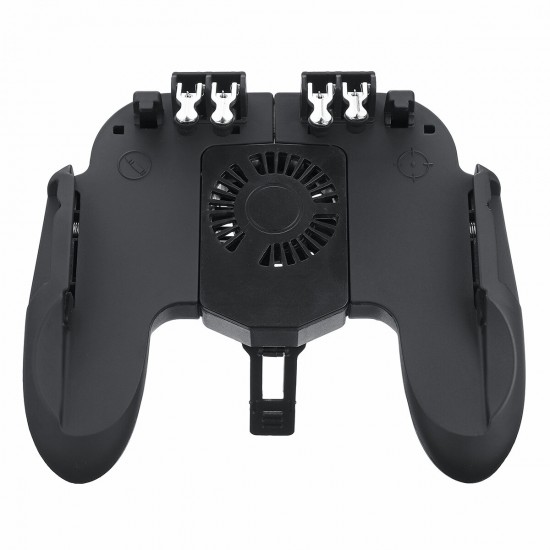 H9 Gamepad Game Controller Fire Stick for PUBG Mobile Games with Cooler Cooling Fan Trigger Shooter Joystick