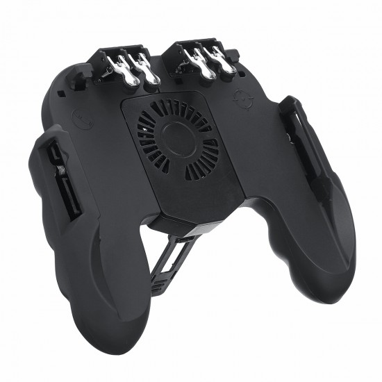 H9 Gamepad Game Controller Fire Stick for PUBG Mobile Games with Cooler Cooling Fan Trigger Shooter Joystick H9 Gamepad Game Controller Fire Stick for PUBG Mobile Games with Cooler Cooling Fan Trigger Shooter Joystick