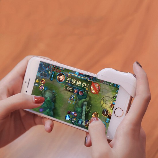 RK-GAME 12th bluetooth Game Controller Joystick Shooter Trigger Fire Button for iPhone Android for 5v5 Arena Game Mobile Games RK-GAME 12th bluetooth Game Controller Joystick Shooter Trigger Fire Button for iPhone Android for 5v5 Arena Game Mobile Games