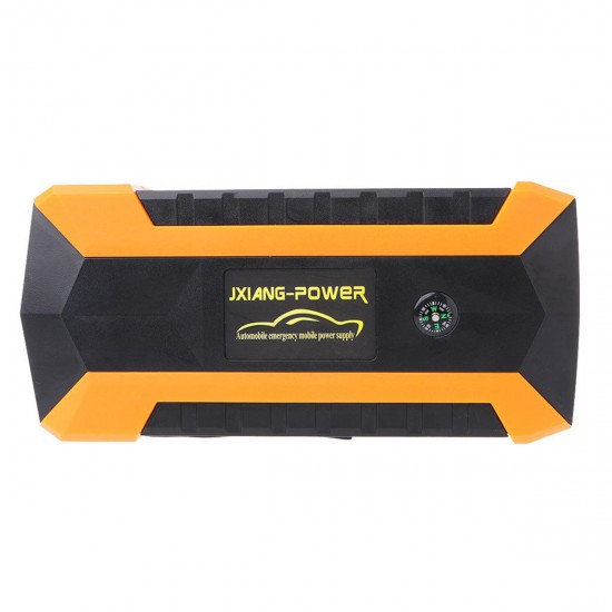 16000mAh LED Car Jump Start Starter 4 USB Charger Battery Power Bank Booster 12V