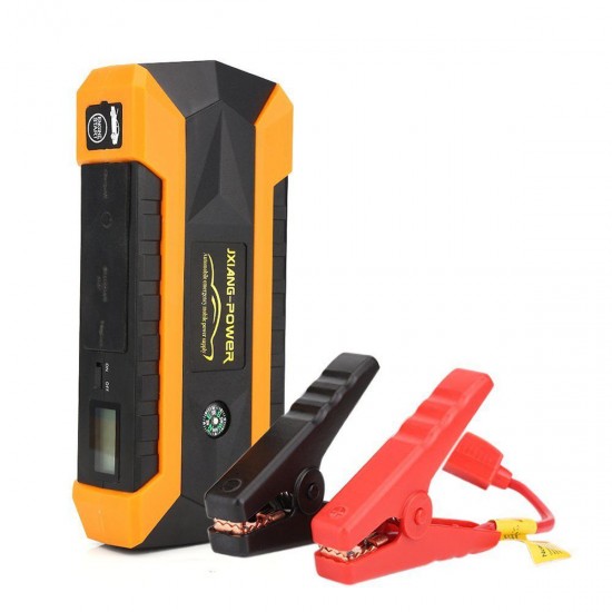 16000mAh LED Car Jump Start Starter 4 USB Charger Battery Power Bank Booster 12V