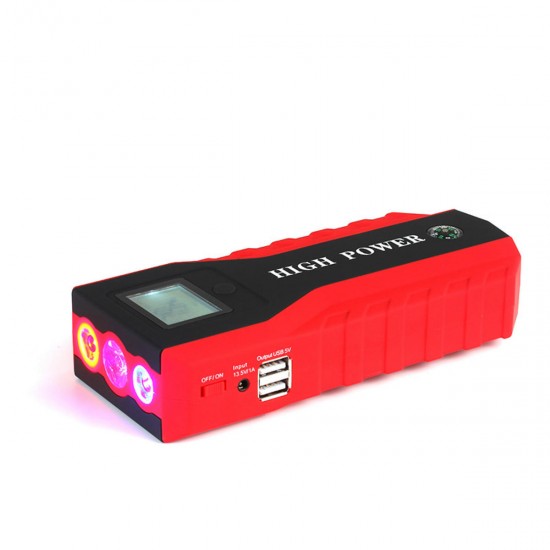 16800mAh Car Jump Starter Power Bank 600A 12V Starting Device Booster Multi-function for Battery Charger