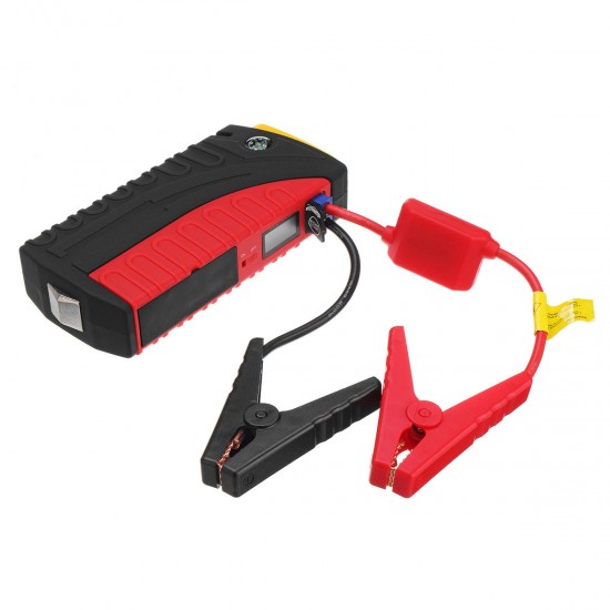 20000mAh Car Jump Starter Emergency Battery Booster Waterproof USB LED Flashlight With Safety Hammer