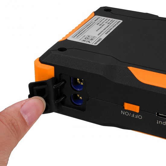 22000mAh Portable Car Jump Starter Peak 1500A Power Bank Quick Wireless Charging Emergency Battery Booster Waterproof with LED Flashlight USB Port 22000mAh Portable Car Jump Starter Peak 1500A Power Bank Quick Wireless Charging Emergency Battery Booster Waterproof with LED Flashlight USB Port