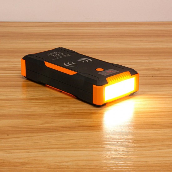 22000mAh Portable Car Jump Starter Peak 1500A Power Bank Quick Wireless Charging Emergency Battery Booster Waterproof with LED Flashlight USB Port 22000mAh Portable Car Jump Starter Peak 1500A Power Bank Quick Wireless Charging Emergency Battery Booster Waterproof with LED Flashlight USB Port