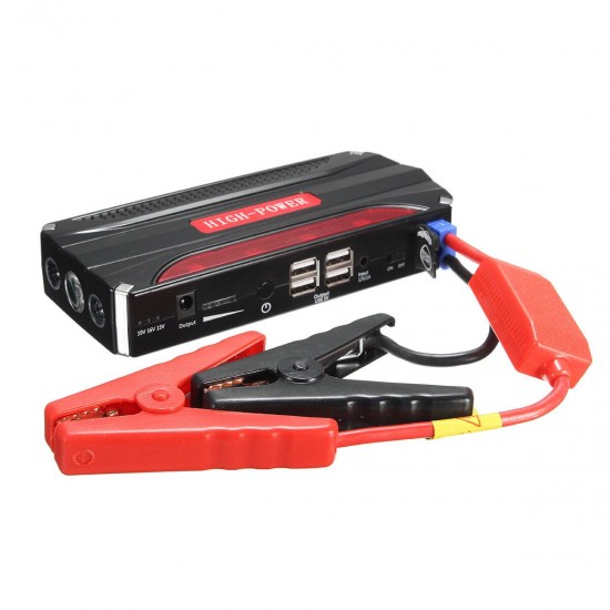 68800mAh Multi-Function Car Jump Starter 12V 4USB Power Bank Rechargable Li Battery