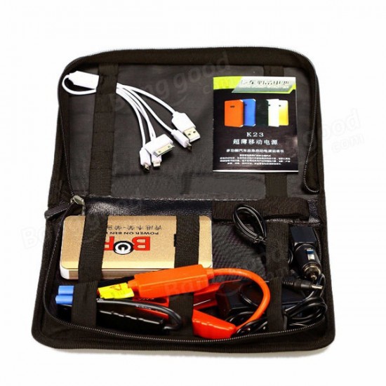 8000mAh K23 12V Six Color Car Jump Starter Car Emergency Power Supply