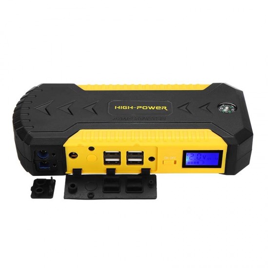 88000mAH Digital Car Jump Starter Battery Charger 4 USB Emergency Power Supply