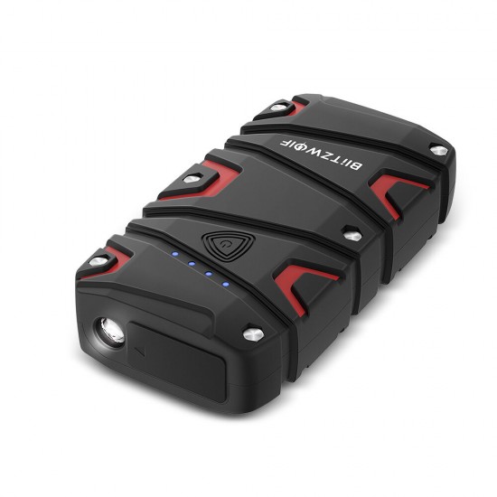 BW-JS1 Portable Car Jump Starter 12000mAh 800A Emergency Battery Booster Power Bank Waterproof with LED Flashlight QC3.0 USB Charging Port BW-JS1 Portable Car Jump Starter 12000mAh 800A Emergency Battery Booster Power Bank Waterproof with LED Flashlight QC3.0 USB Charging Port