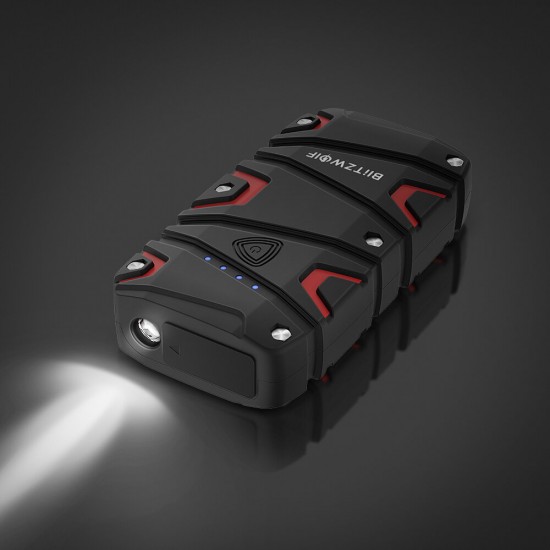 BW-JS1 Portable Car Jump Starter 12000mAh 800A Emergency Battery Booster Power Bank Waterproof with LED Flashlight QC3.0 USB Charging Port BW-JS1 Portable Car Jump Starter 12000mAh 800A Emergency Battery Booster Power Bank Waterproof with LED Flashlight QC3.0 USB Charging Port