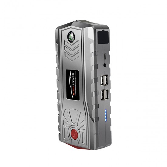 Portable Car Jump Starter 15000mAh 800A Peak Powerbank Emergency Battery Booster Type-C Digital Charger with LED Flashlight USB Port Portable Car Jump Starter 15000mAh 800A Peak Powerbank Emergency Battery Booster Type-C Digital Charger with LED Flashlight USB Port