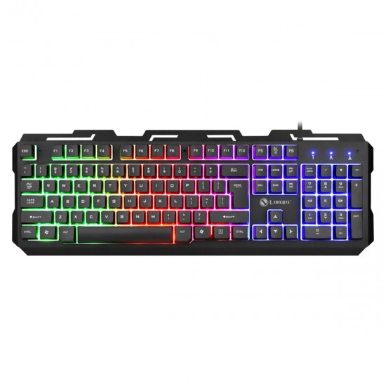 104 Key USB Wired Gaming Keyboard and Mouse Set Waterproof LED Multi-Colored Changing Backlight Mouse For PS3/Xbox Computer Desktop Notebook